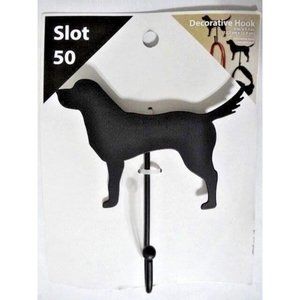 Dog Metal Hook Hanger Black Canine Home Storage For Leash Bags Decorative NEW